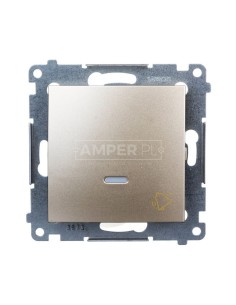 Simon 54 Przycisk /dzwonek/ złoty mat DD1L.01/44