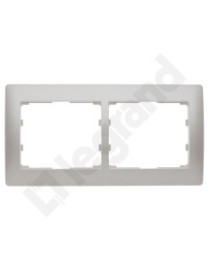 SISTENA LIFE Ramka podwójna pozioma pearl 771502