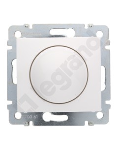 VALENA Ściemniacz obrotowy 40-400VA 230V biały 770061 2