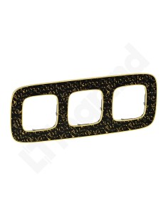 VALENA ALLURE Ramka potrójna czarny barok 754433