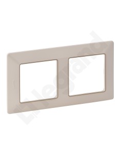 VALENA LIFE Ramka podwójna kremowa/złota 754062