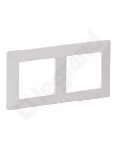 VALENA LIFE Ramka podwójna biała 754002