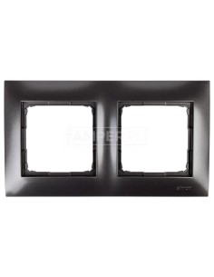 Simon 54 Premium Ramka podwójna antracyt DR2/48