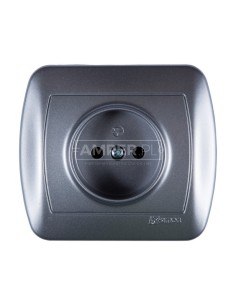 Simon Akord Gniazdo pojedyncze b/u 16A IP20 aluminium metalizowane AG1e/26