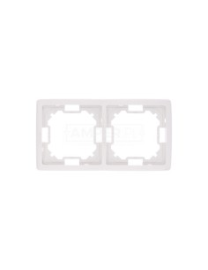 Simon Basic Standard Ramka podwójna uniwersalna biała BMR2/11