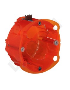 Batibox Puszka podtynkowa 67mm 67x50mm pomarańczowa 080121