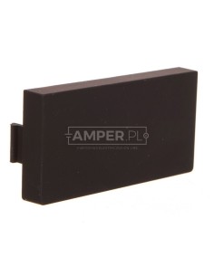 TouchMe Moduł 1/2 zaślepka czarna TMZASB 2