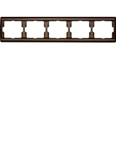 Arsys Ramka 5-krotna pozioma, brązowy  13930001 Berker Hager