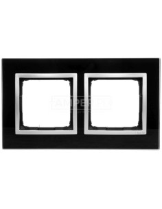 Simon 54 Nature Ramka podwójna szkło KSIĘŻYCOWA LAWA DRN2/74