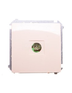 Simon Basic Gniazdo antenowe pojedyncze końcowe beżowe /zastępuje BMAK1.01/ BMAK3.01/12