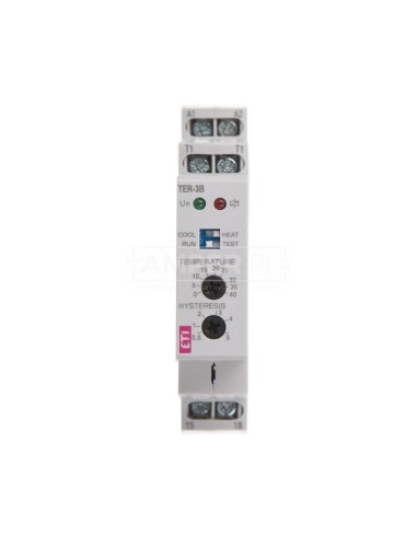 Termostat analogowy 0-40 stopni 1P 16A 24-230V AC/DC TER-3B 002471813