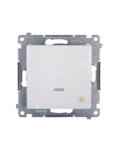 Simon 54 Łącznik krzyżowy z podświetleniem biały DW7L.01/11