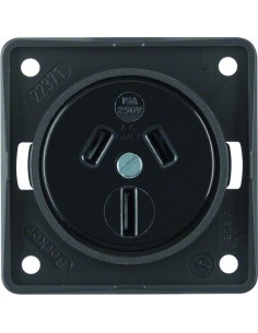 Integro Flow Gniazdo z uziemieniem "Australia", antracyt 962562505 Berker Hager