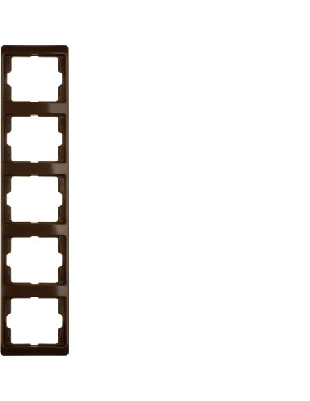 Arsys Ramka 5-krotna pionowa, brązowy  13530001 Berker Hager