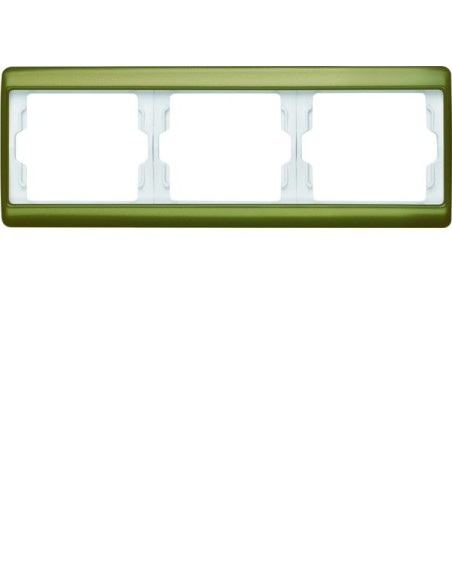 Arsys Ramka 3-krotna pozioma, złoty  13740002 Berker Hager
