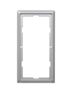 Merten Artec Ramka podwójna bez środkowej poprzeczki aluminium MTN481860
