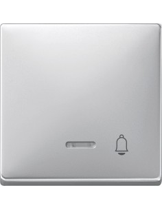 Merten System D Klawisz /dzwonek/ z lampką sygnalizacyjną aluminiowy MTN437860