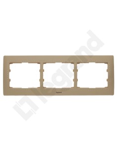 SISTENA LIFE Ramka potrójna pozioma havana 771992