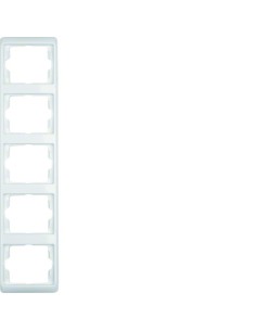 Arsys Ramka 5-krotna pionowa, biały  13530069 Berker Hager