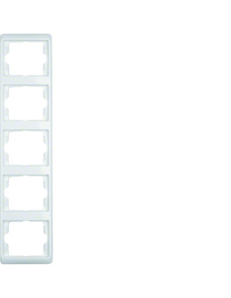 Arsys Ramka 5-krotna pionowa, biały  13530069 Berker Hager