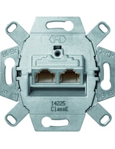 one.platform Mechanizm gniazda komputerowego UAE 2-kr (RJ45), ekranowane, kat.6, klasa E 455501 Berker Hager