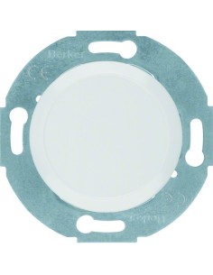 Serie 1930/Glas Zaślepka z elementem centralnym, biały 67100920 Berker Hager