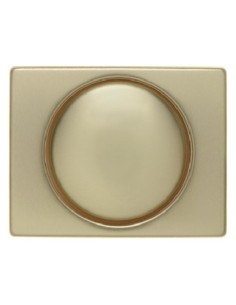 Arsys Płytka czołowa z pokrętłem regulacyjnym do ściemniacza obrotowego, złoty 11340002 Berker Hager