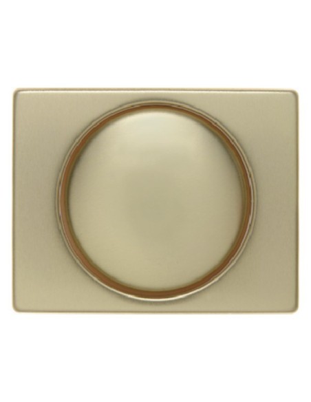 Arsys Płytka czołowa z pokrętłem regulacyjnym do ściemniacza obrotowego, złoty 11340002 Berker Hager