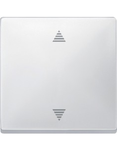 Merten System D Przycisk żaluzjowy z funkcją pamięci i przyłączem czujnika biały polarny MTN584319