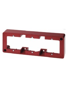 Akcesoria osprzęt Puszka natynkowa 3-krotna, czerwony 10310062 Berker Hager