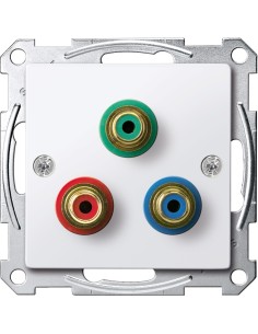 Merten System M Gniazdo wideo biały active MTN4353-0325