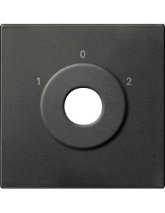 Merten System M Płytka centralna łącznika na klucz 3-poz. antracyt MTN3882-0414