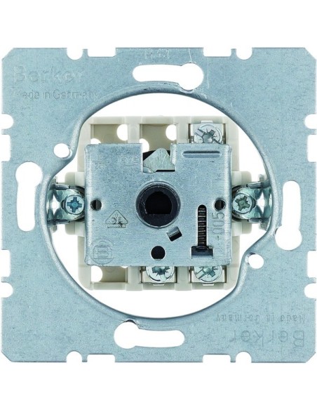 one.platform Łącznik żaluzjowy na klucz 1-biegunowy, mechanizm, zaciski śrubowe 3851 Berker Hager