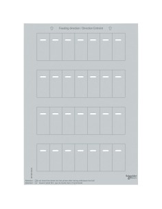 Arkusze etykiet do przycisków z odbiornikiem IR, srebrny, Sys M MTN618420