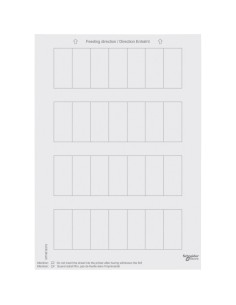 Arkusze etykiet do przycisków, biel polarna, system M MTN618319