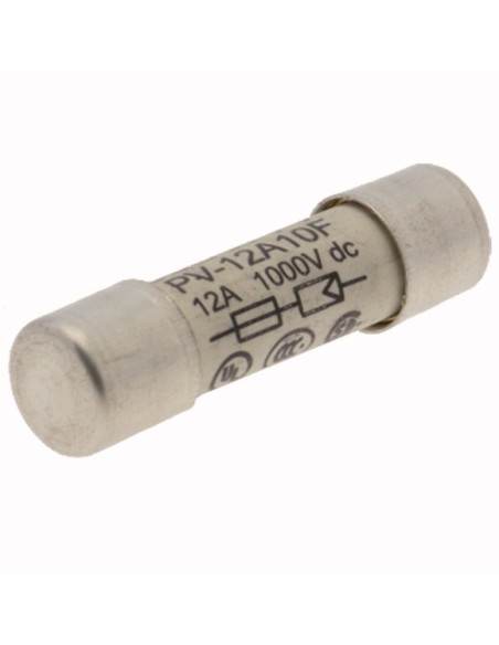 Wkładka bezpiecznikowa cylindryczna PV 10x38mm 12A gPV 1000V DC PV-12A10F /30szt/