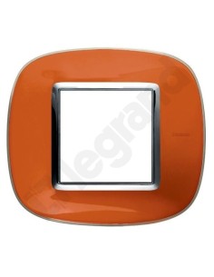 AXOLUTE Ramka owalna 2-modułowa oranż HB4802DR