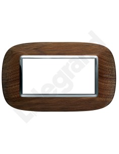 AXOLUTE Ramka owalna 4-modułowa orzech HB4804LNC