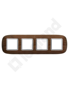 AXOLUTE Ramka owalna 4x2-modułowa orzech HB4802/4LNC