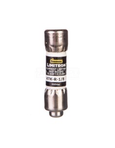 Wkładka bezpiecznikowa cylindryczna 0,125A 600VAC klasa CC Limitron KTK-R-1-8