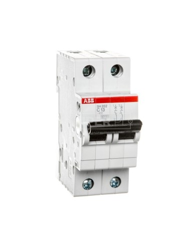 Wyłącznik nadprądowy 2P C 13A 6kA AC SH202-C13 2CDS212001R0134