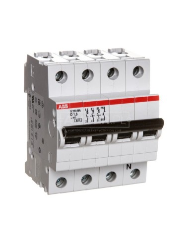 Wyłącznik nadprądowy 3P D 1,6A 6kA AC S203-D1,6 NA 2CDS253103R0971