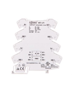 Przetwornik separacyjny JUMPFLEX ze wzmocnieniem 857-411