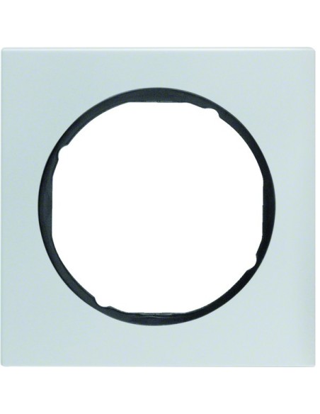 R.3 Ramka 1-krotna, alu/czarny  10112284 Berker Hager