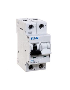 Wyłącznik nadprądowy 1P+N C 0,5A 15kA AC FAZ C0,5/1N 278657