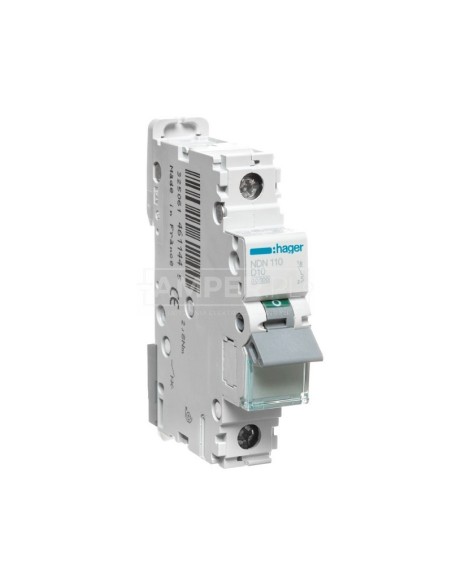 Wyłącznik nadprądowy 1P D 10A 10kA AC NDN110