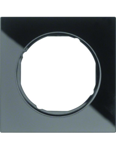 R.3 Ramka 1-krotna, szkło, czarny  10112216 Berker Hager