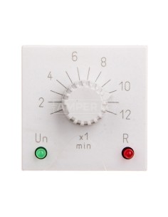 Przekaźnik czasowy 2P 5A 1-12min 220-230V AC/DC załączanie na nastawiony czas RTX-133 220/230 12MIN