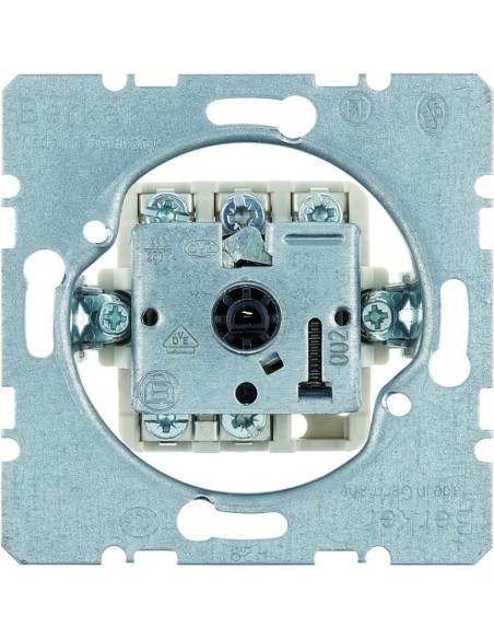 one.platform Łącznik obrotowy 3-pozycyjny z pozycją zerową 0-1-2-3, mechanizm, zaciski śrubowe 3861 Berker Hager