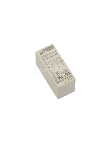 Przekaźnik miniaturowy 2P 8A 24V DC  PCB AgNi RM84-2012-35-1024 600336